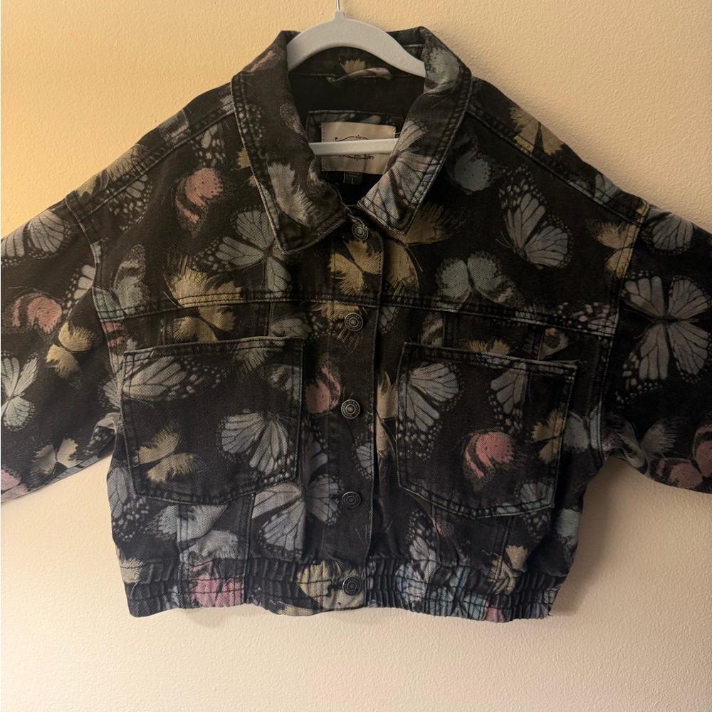 Butterfly Print Women's Jacket